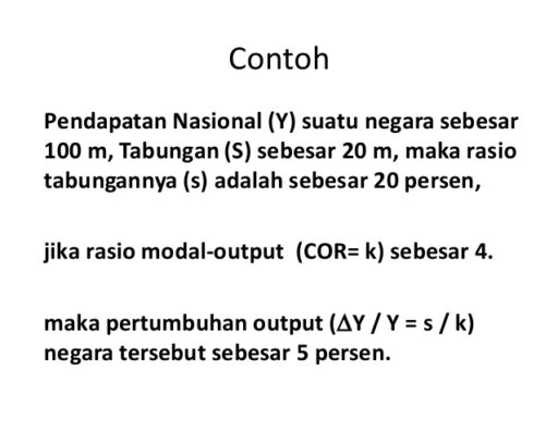Pendapatan Nasional adalah : Contoh Soal + Pembahasan