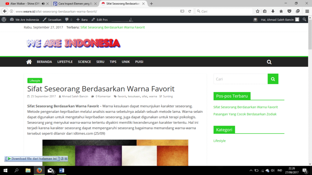 Cara Inspect Element di Halaman Website dengan Mudah
