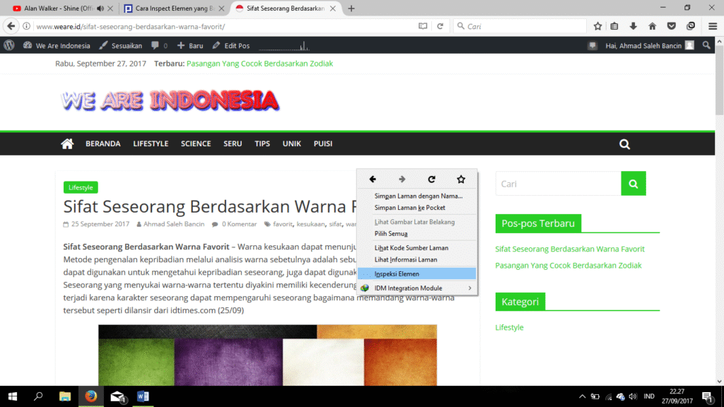 Cara Inspect Element di Halaman Website dengan Mudah