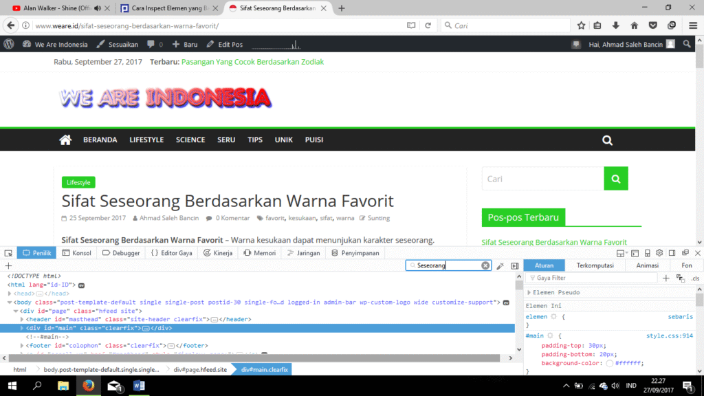 Cara Inspect Element di Halaman Website dengan Mudah