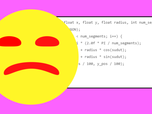 Membuat Emoticon Sedih Menggunakan C++ OpenGL