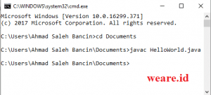 Cara Menjalankan Program Java Melalui CMD
