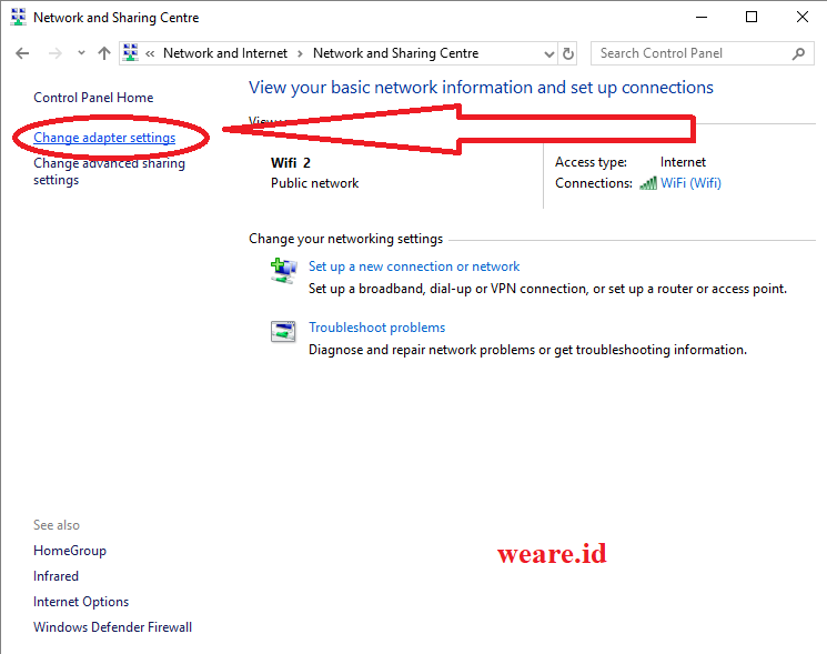 Cara Memperbaiki Wifi Palang Kuning