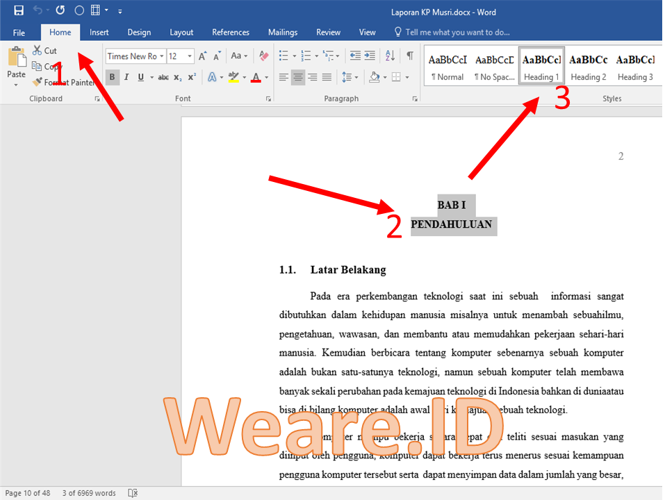 Cara Membuat Daftar Isi di Microsoft Word dengan Mudah 3 Cara Membuat Daftar Isi di Microsoft Word dengan Mudah