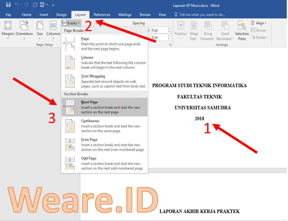 Cara Membuat Daftar Isi di Microsoft Word dengan Mudah 4 Cara Membuat Daftar Isi di Microsoft Word dengan Mudah