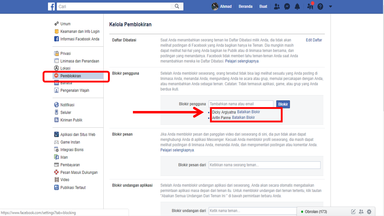 Cara Memblokir Akun Facebook Teman atau Orang Lain