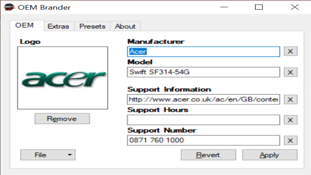 Cara Membuat Logo Merek Laptop dan PC di Properties Windows