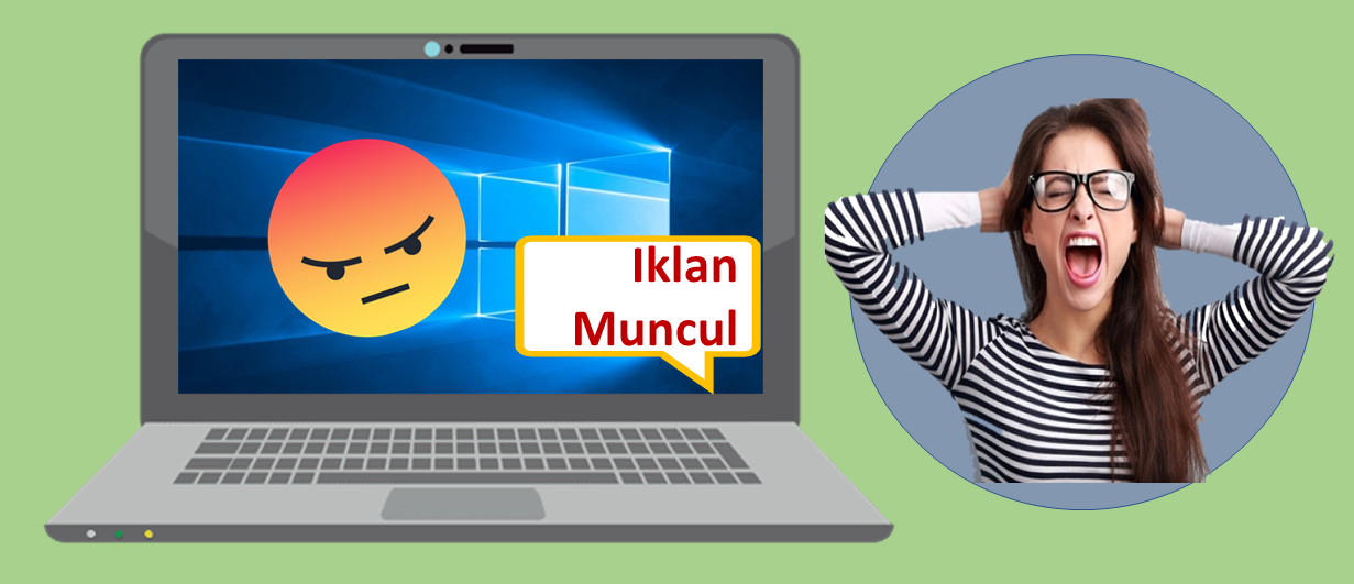 Menghilangkan iklan di windows